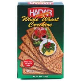 Haddar Whole Wheat Crackers 9oz