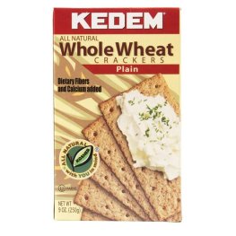 Kedem Whole Wheat Crackers Plain 9oz