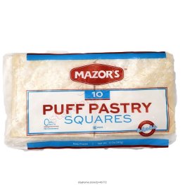Mazor's 5x5 Puff Pastry Squares 10Pk