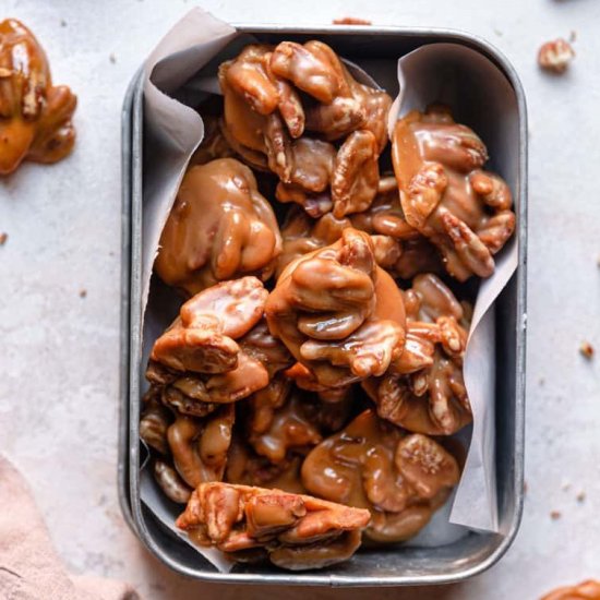 Praline Toffee Pecans 16oz