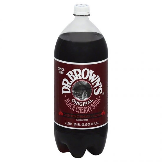 Dr. Brown\'s Black Cherry Soda 2L