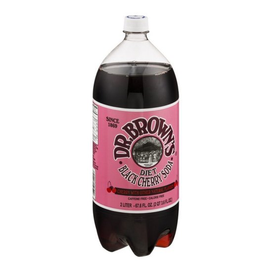Dr. Brown\'s Diet Black Cherry Soda 2L