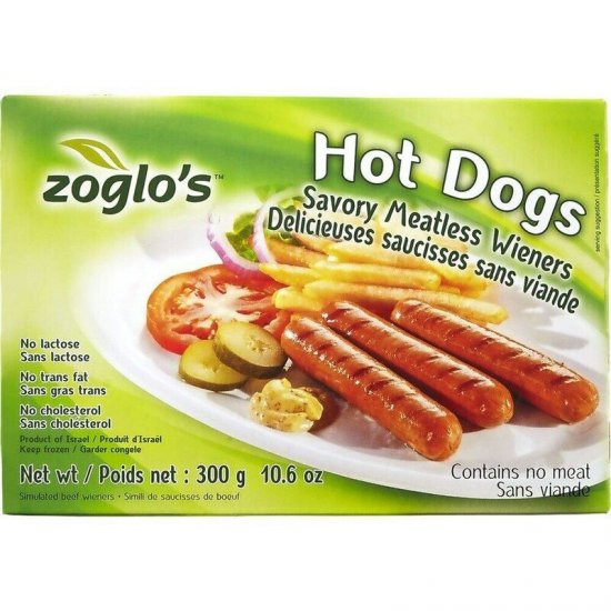 Zoglo\'s Vegetarian Hot Dogs 10.6oz