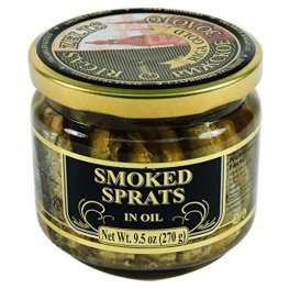 Rigas Gold Smoked Sprats in Oil 9.5oz