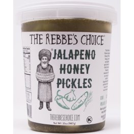 The Rebbe's Choice Jalapeno Honey Pickles 10oz