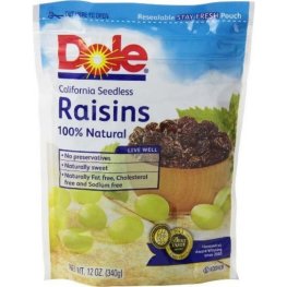 Dole California Seedless Raisins 12oz
