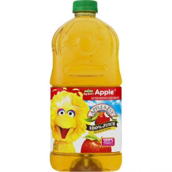 Apple and Eve Big Bird\'s Apple Juice 64 fl oz