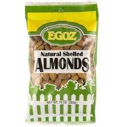 Egoz Natural Shelled Almonds 10oz