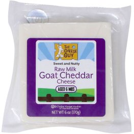 The Cheese Guy Raw Milk Goat Cheddar 6oz