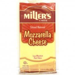 Miller's Sliced Mozzarella Cheese 6oz