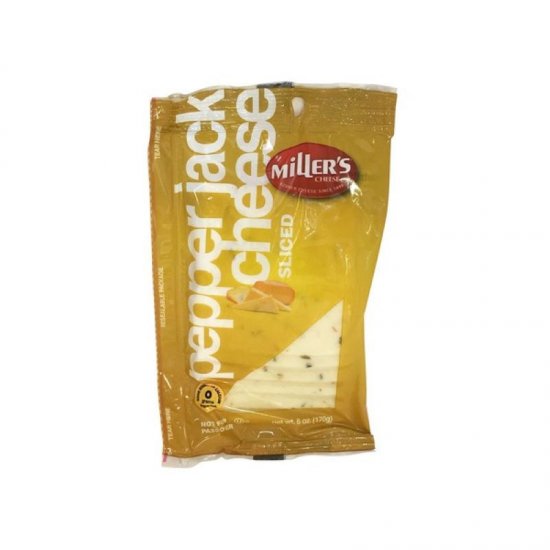 Miller\'s Sliced Pepper Jack Cheese 6oz