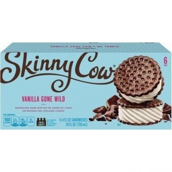 Skinny Cow Sandwiches Vanilla 6Pk