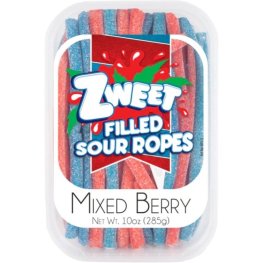 Zweet Filled Sour Ropes 10oz