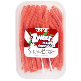 Zweet Sour Ropes Strawberry 10oz