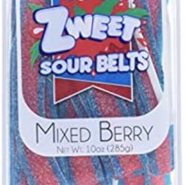 Zweet Sour Belts Mixed Berry 10oz