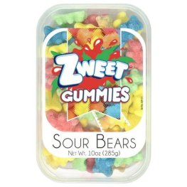 Zweet Gummies Sour Bears 10oz