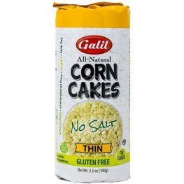 Galil Corn Cakes No Salt Thin 3.5oz