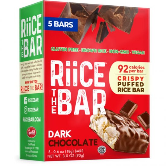 Riice the Bar Dark Chocolate 5pk