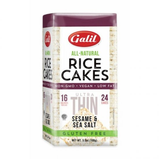 Galil Ultra Thin Rice Cakes Square Sesame and Salt 3.5oz