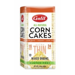 Galil Ultra Thin Corn Cakes Square Mixed Grain 3.5oz