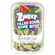 Zweet Filled Sour Rope Bites Rainbow 10oz