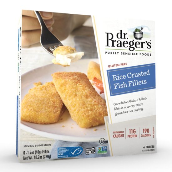 Dr. Praeger\'s Rice Crust Fish Fillets 10.2oz