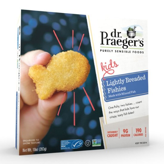 Dr. Praeger\'s Lightly Breaded Fishies 10oz