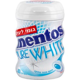 Mentos Pure White Sweetmint Gum 30Pk