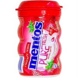 Mentos Strawberry Gum 45Pk