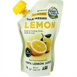 Heaven & Earth Lemon Juice 8oz