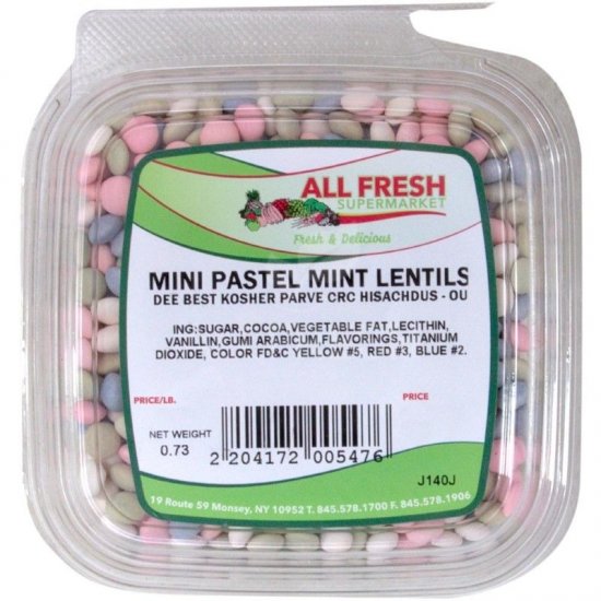 DeeBest Mini Pastel Mint Lentils 7oz
