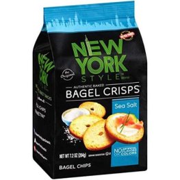 New York Style Bagel Crisps Sea Salt 7.2oz