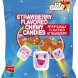 Elite Strawberry Flavored Chewy Candies 7oz