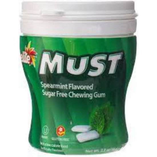 Elite Must Sugar Free Spearmint Gum 2.3oz