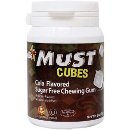 Must Cola Flavored Sugar Free Cube Gum 2oz