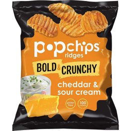 Popchips Ridges Cheddar & Sour Cream 0.8oz