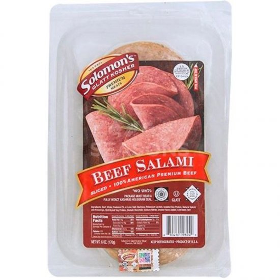 Solomon\'s Beef Salami 6oz