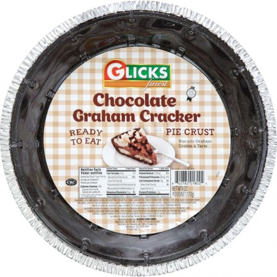 Glick\'s Chocolate Graham Cracker Pie Crust 6oz