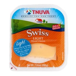 Tnuva Swiss Light Sliced Cheese 7.05oz