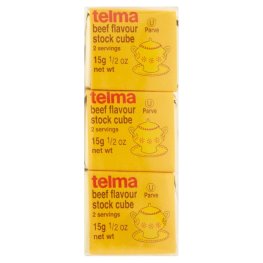 Telma Beef Flavor Stock Soup Cubes 0.5oz