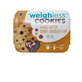Weighless Peanut Butter Chocolate Chip Cookies 4pk