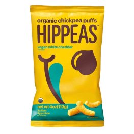 Hippeas Chickpeas Puffs Vegan White Cheddar 4oz