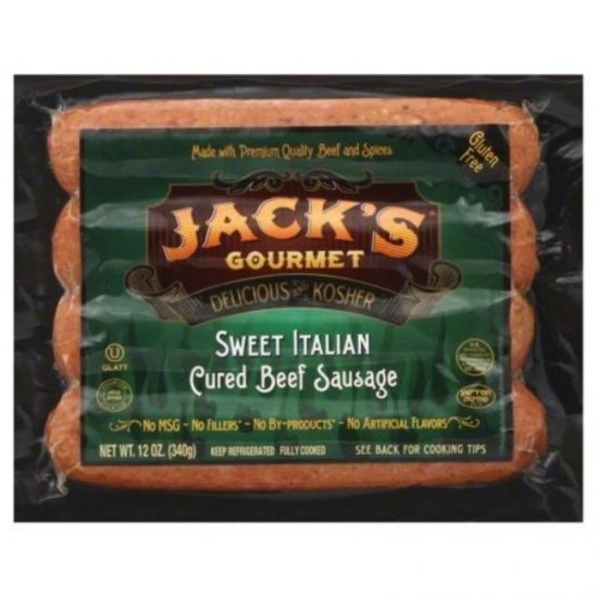 Jack\'s Sweet Italian Sausage 12oz