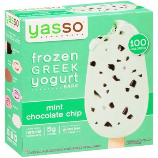 Yasso Mint Chocolate Chip Frozen Greek Yogurt Bars 4Pk