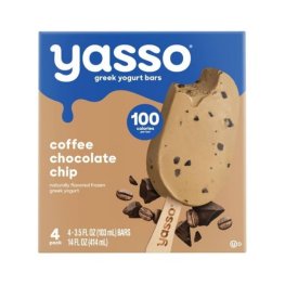 Yasso Coffee Chocolate Chip Frozen Greek Yogurt Bars 14oz