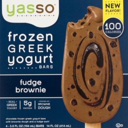 Yasso Fudge Brownie Frozen Greek Yogurt Bars 14oz