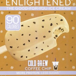 Enlightened Cold Brew Coffee Chip Ice Cream Bars 4Pk