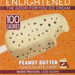 Enlightened Peanut Butter Chocolate Chip Ice Cream Bars 4Pk
