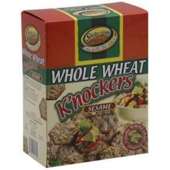 Shibolim K\'nockers Whole Wheat Sesame 6oz