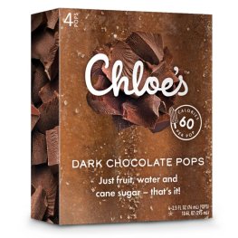 Chloe's Dark Chocolate Pops 4pk